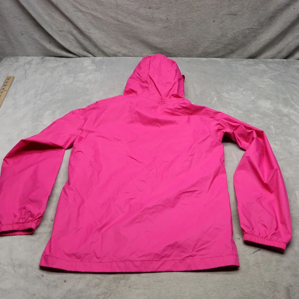 North Face Jacket Girl XL Pink Wind Rain Waterproof Full Zip Lightweight Outdoor